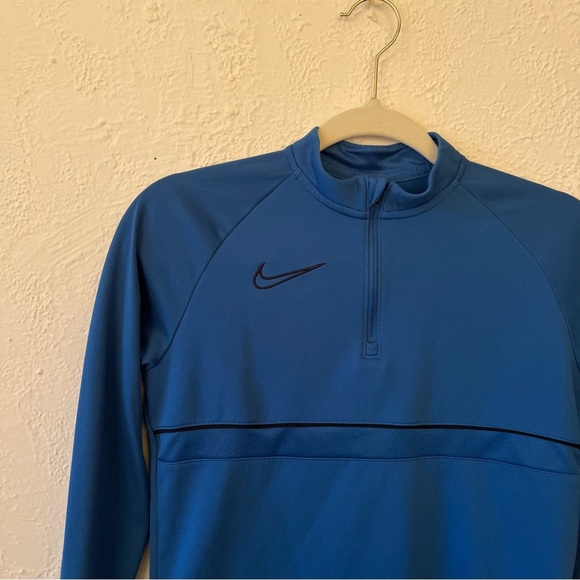 Nike Dri-Fit Blue Quarter Zip Jacket Size Medium - Picture 8 of 11